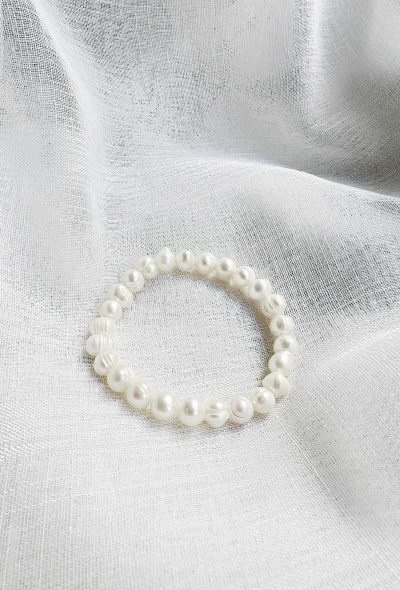 Perle armbånd | White | Armbånd fra Coi - Image 3