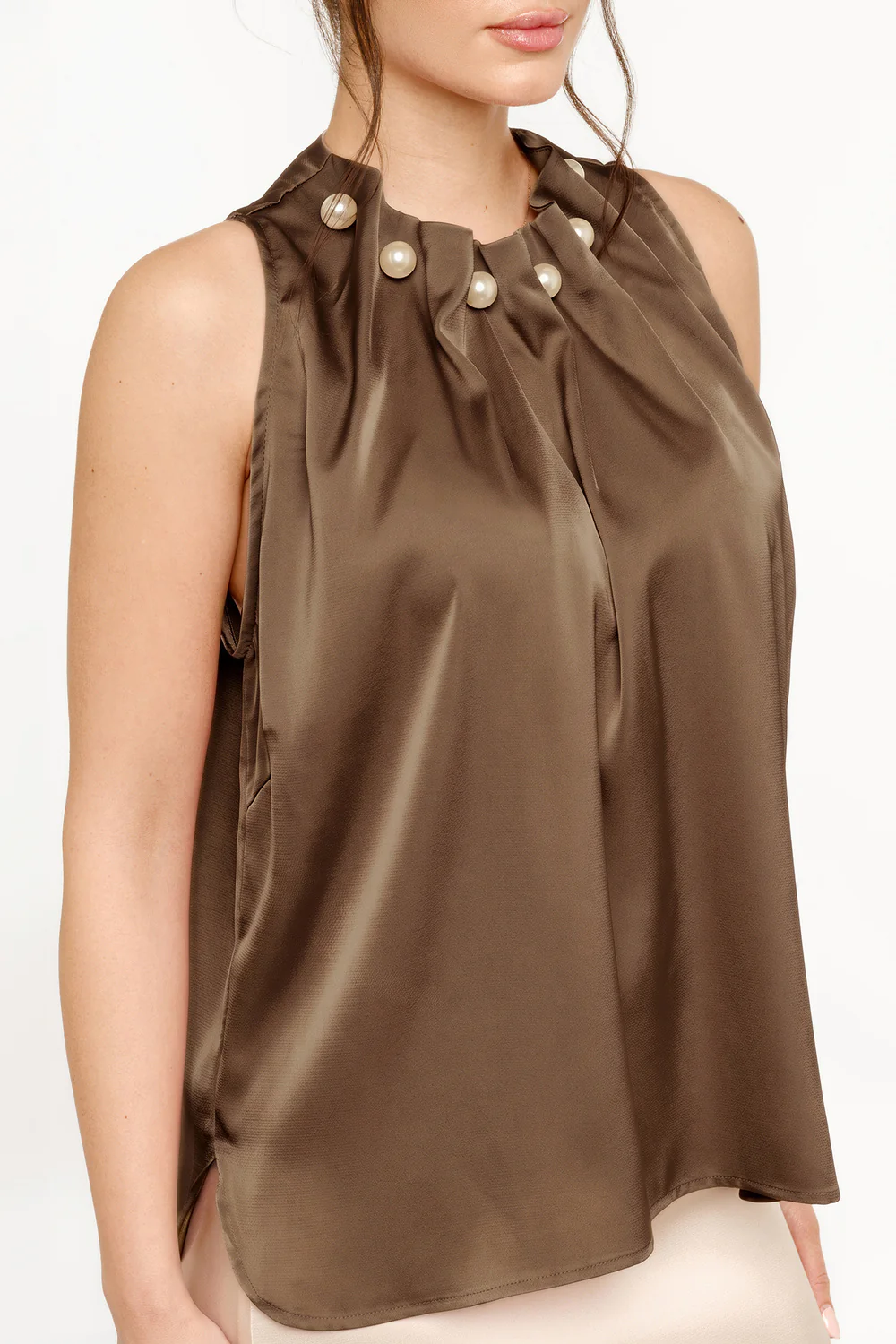 Pip Pearl Top | Brown - Image 3