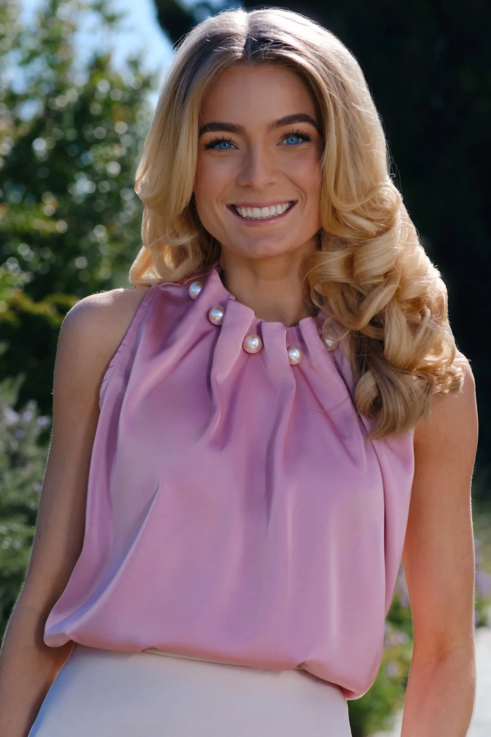 Pip Pearl Top | Rosa