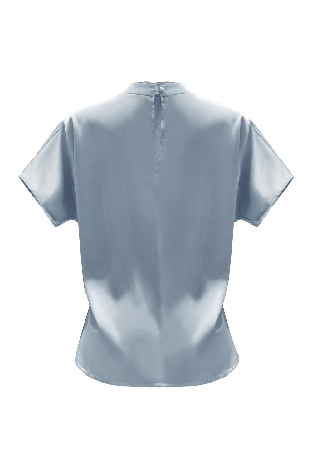 Pip Ss Pearl Blouse | Dusty Light Blue | Bluse fra Liberté - Image 4