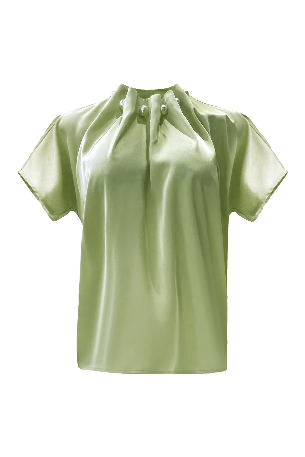Pip Ss Pearl Blouse | Mint | Bluse fra Liberté - Image 3