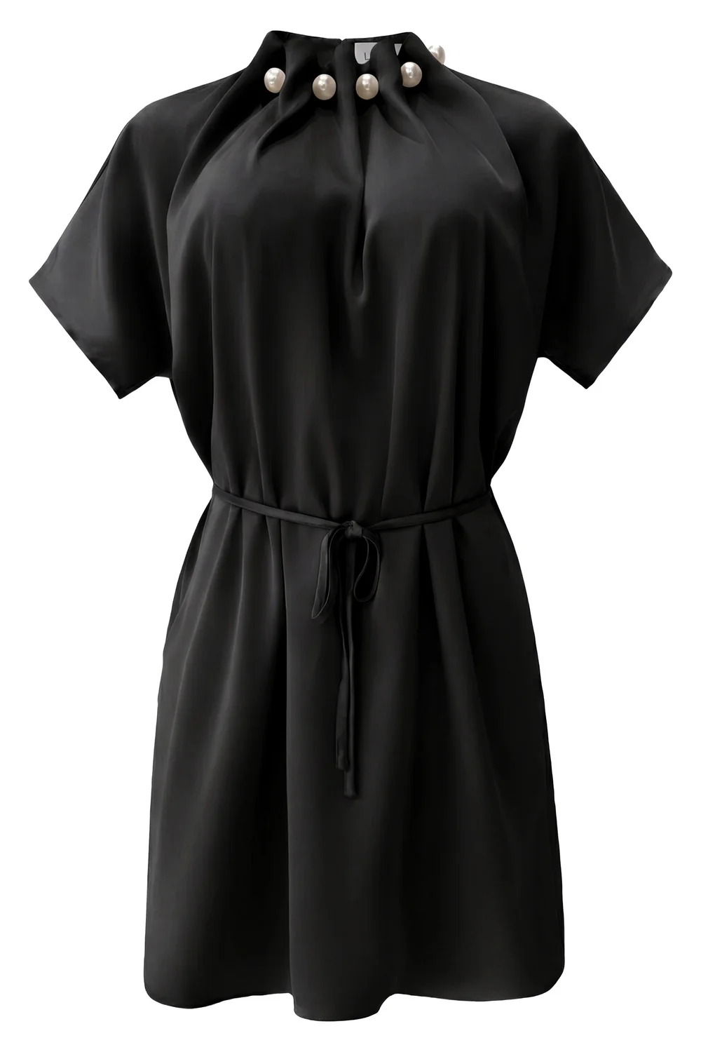 Pip SS Pearl Dress | Black - Image 2