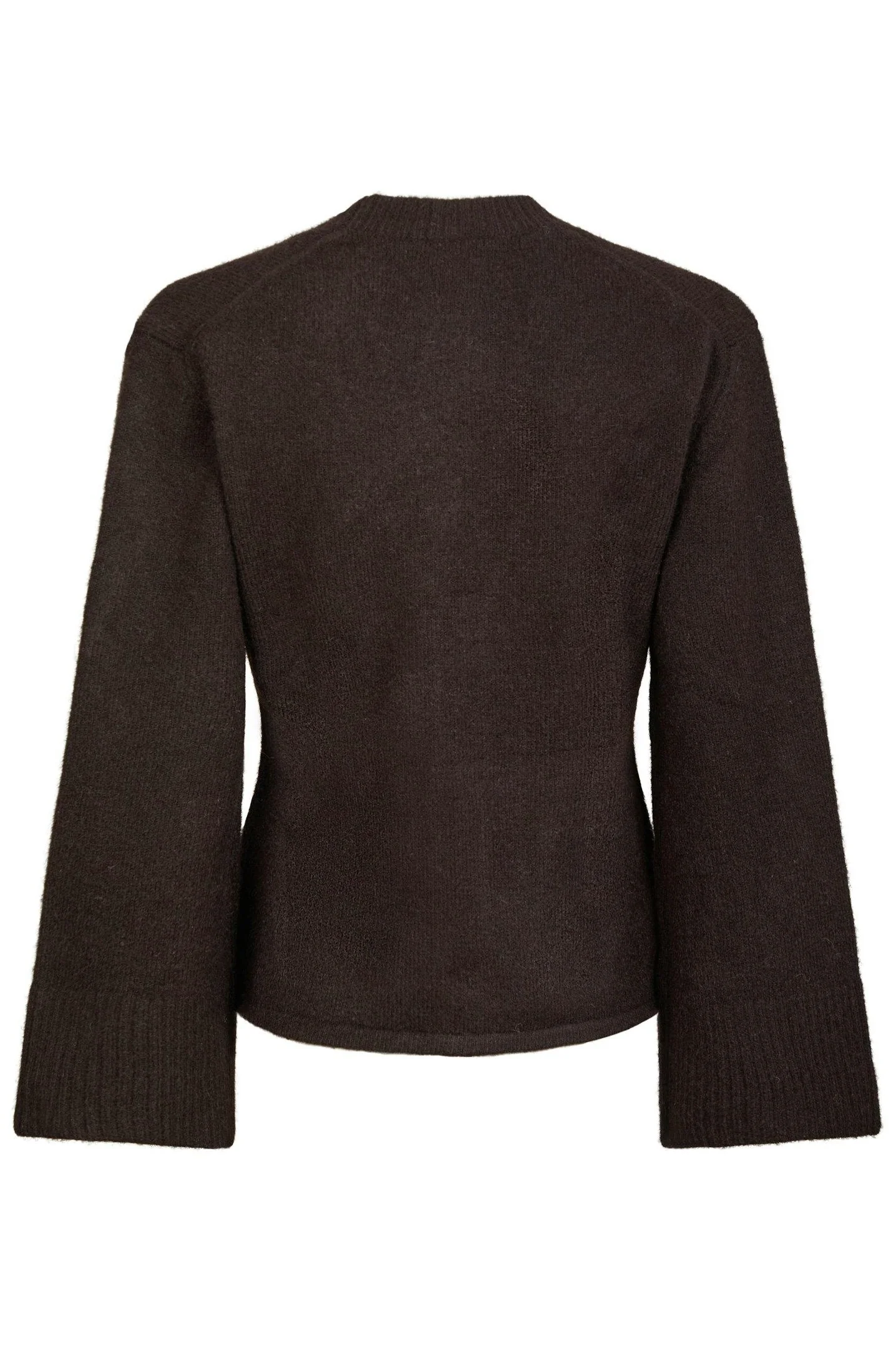 Pixie Knit Cardigan | Dark Brown | Strik fra Neo Noir - Image 4