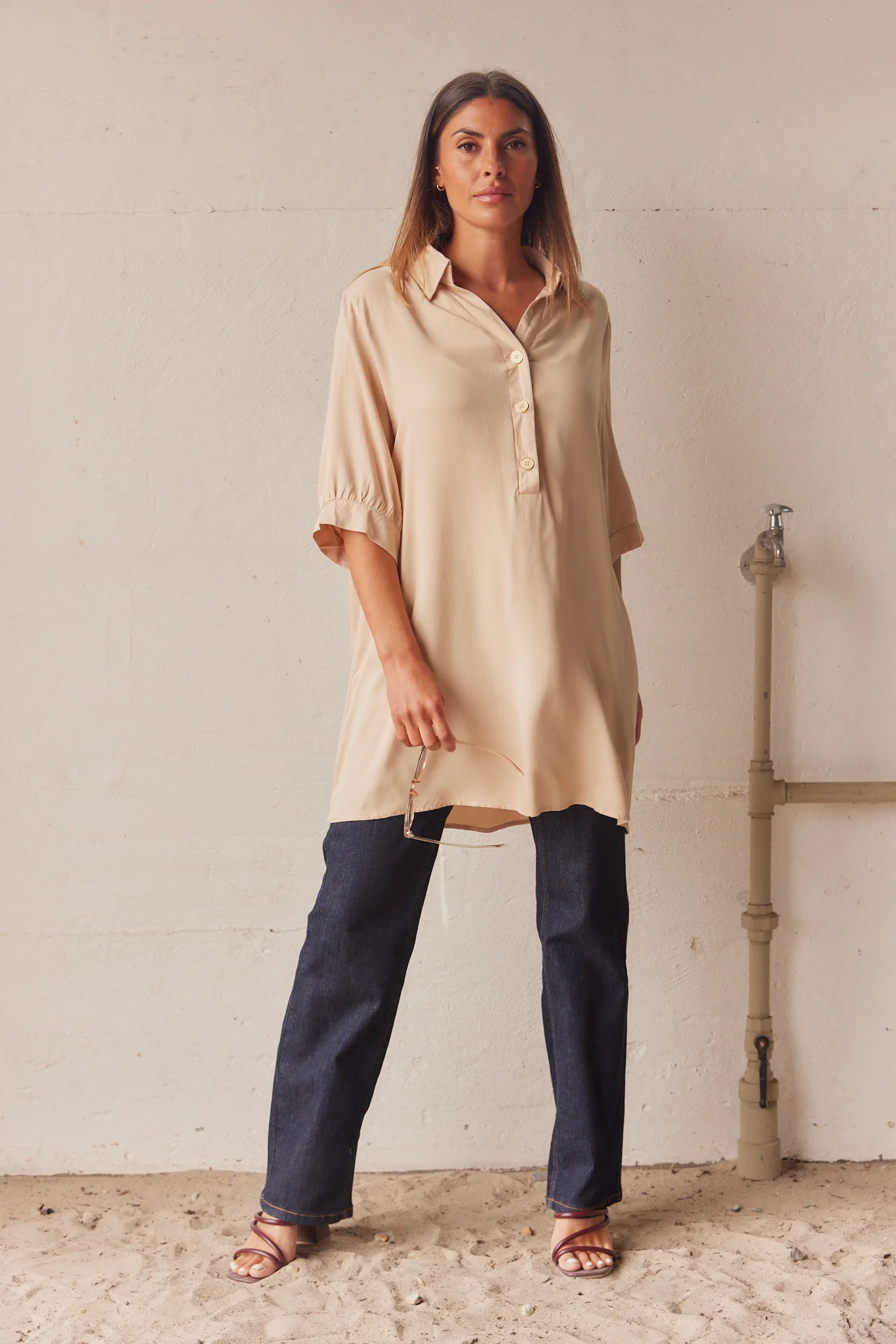 Plain Penelope Tunic | Bluse fra Atelier C