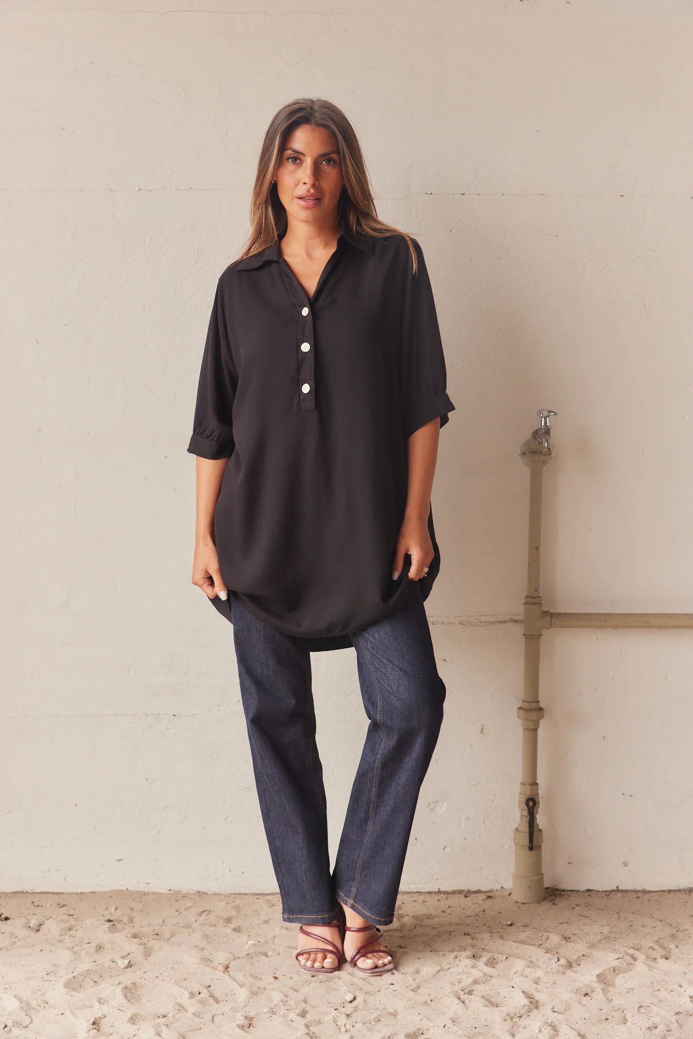 Plain Penelope Tunic | Bluse fra Atelier C