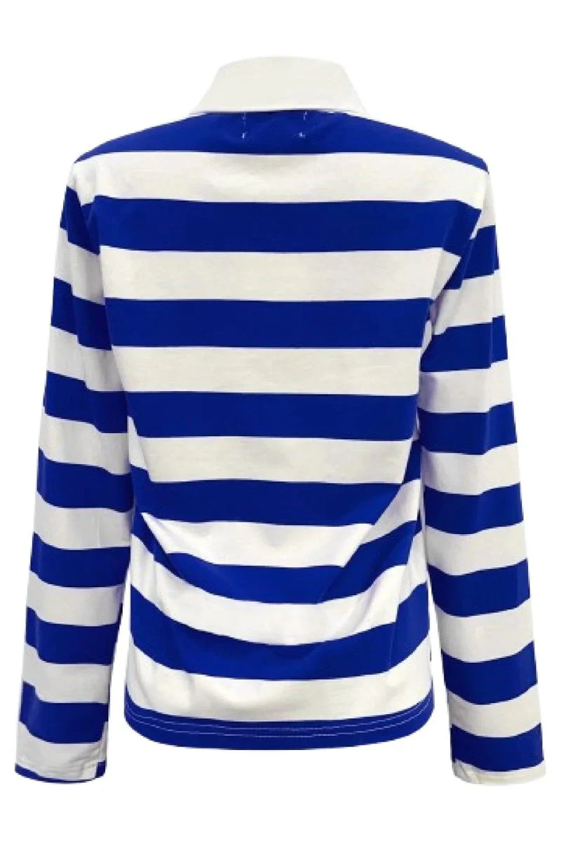 Polo Ls Shirt | Colbolt White Stripe |  fra Liberté - Image 3