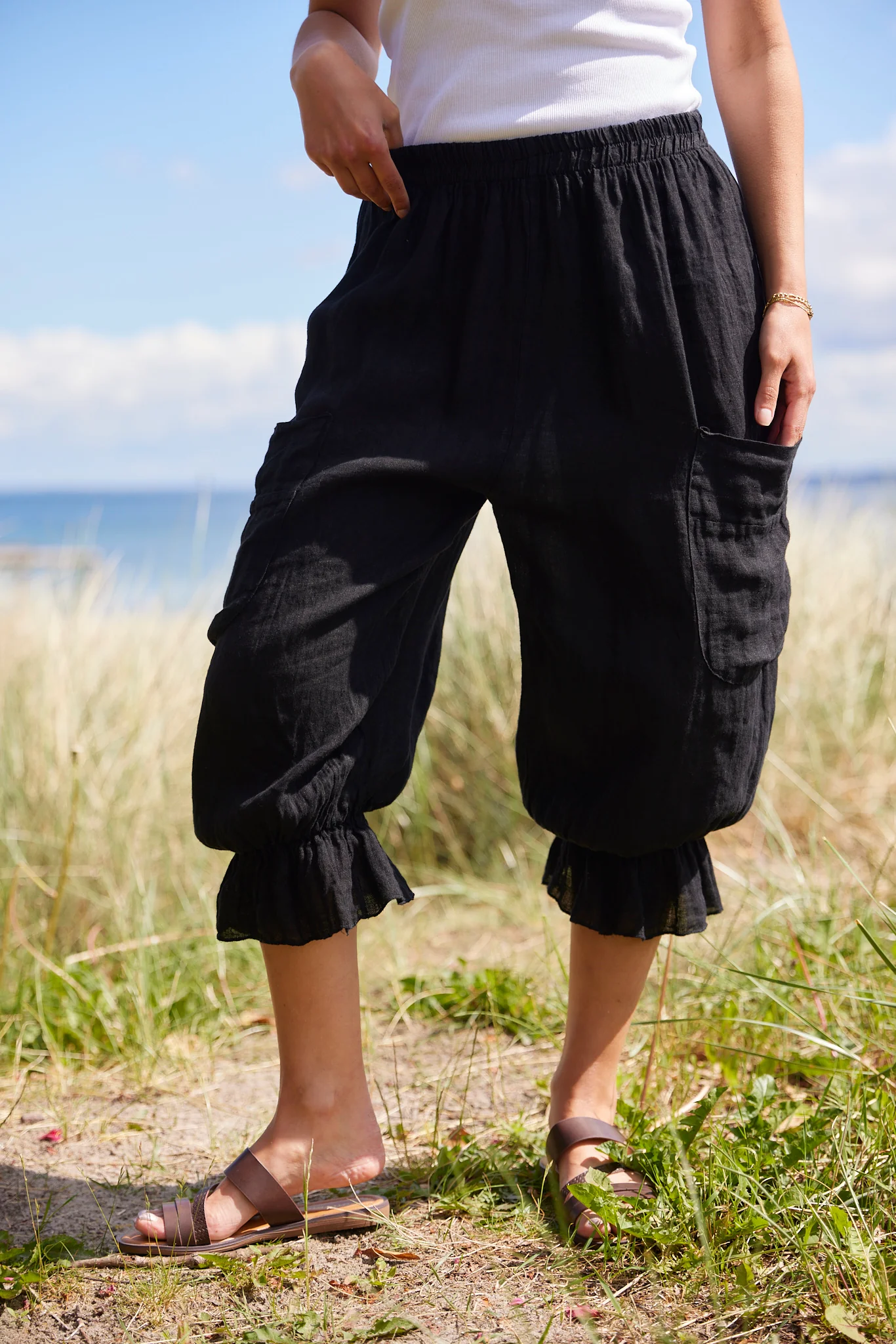 Poppy Pants  | Black | Bukser fra Avery - Image 6