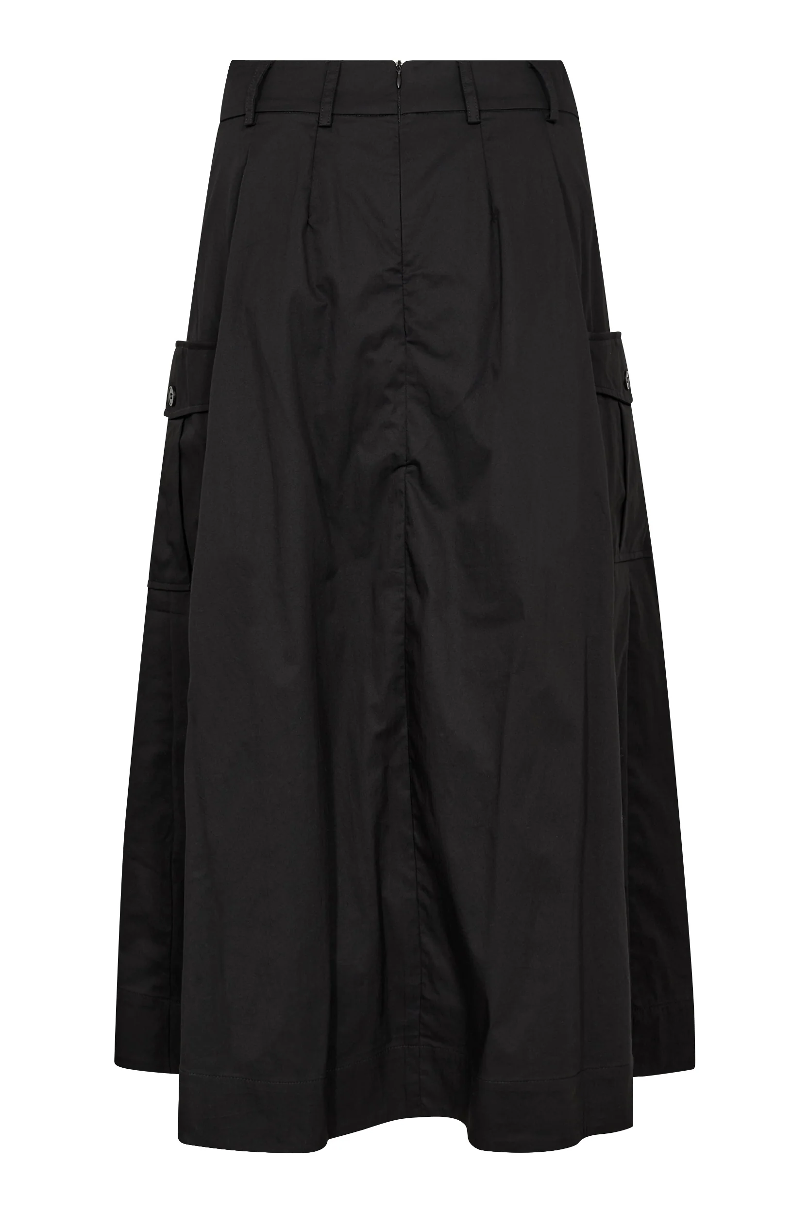 Poppy Pocket Pleat Skirt 34189 | Black | Nederdel fra Co'couture - Image 2