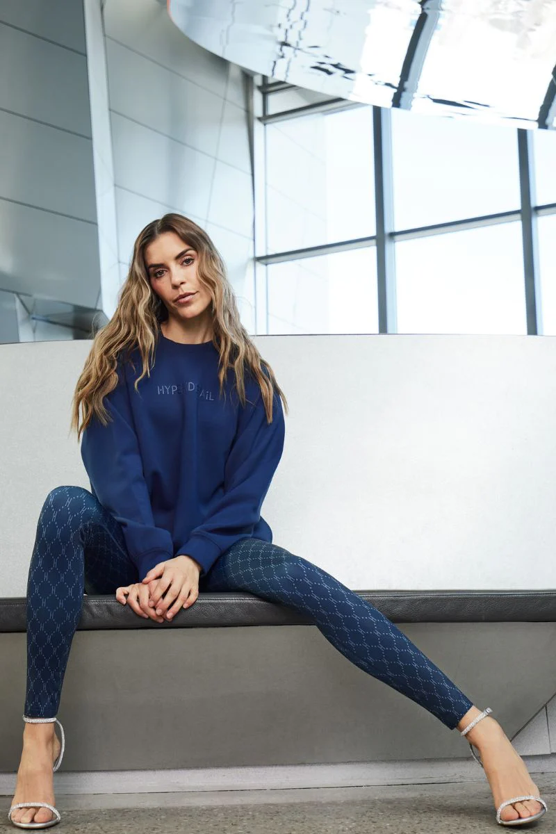 Printed Leggings | Navy | Leggings fra Hype The Detail - Image 6