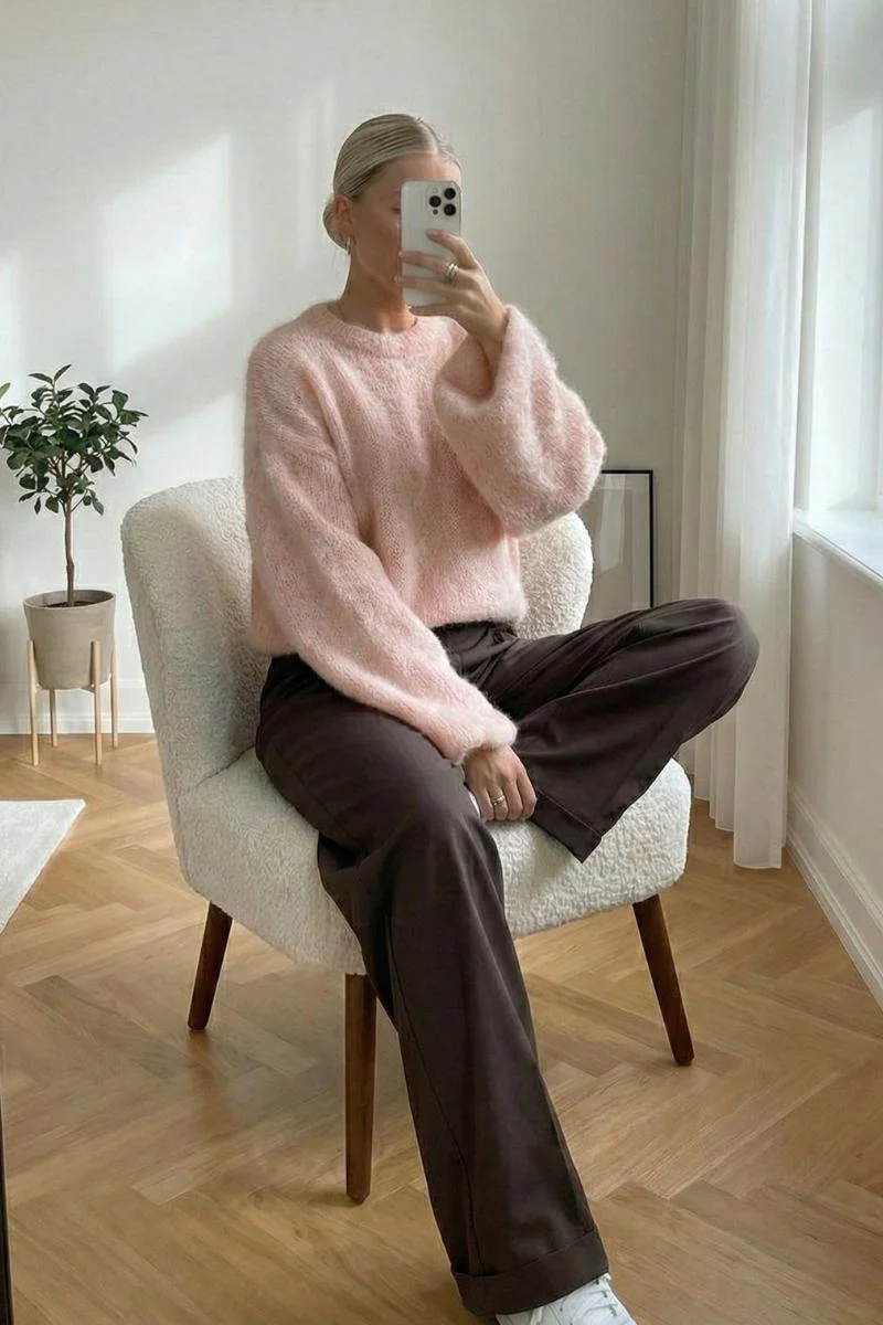 Alpaca puff sleeve sweater | Strik fra Avery - Image 3