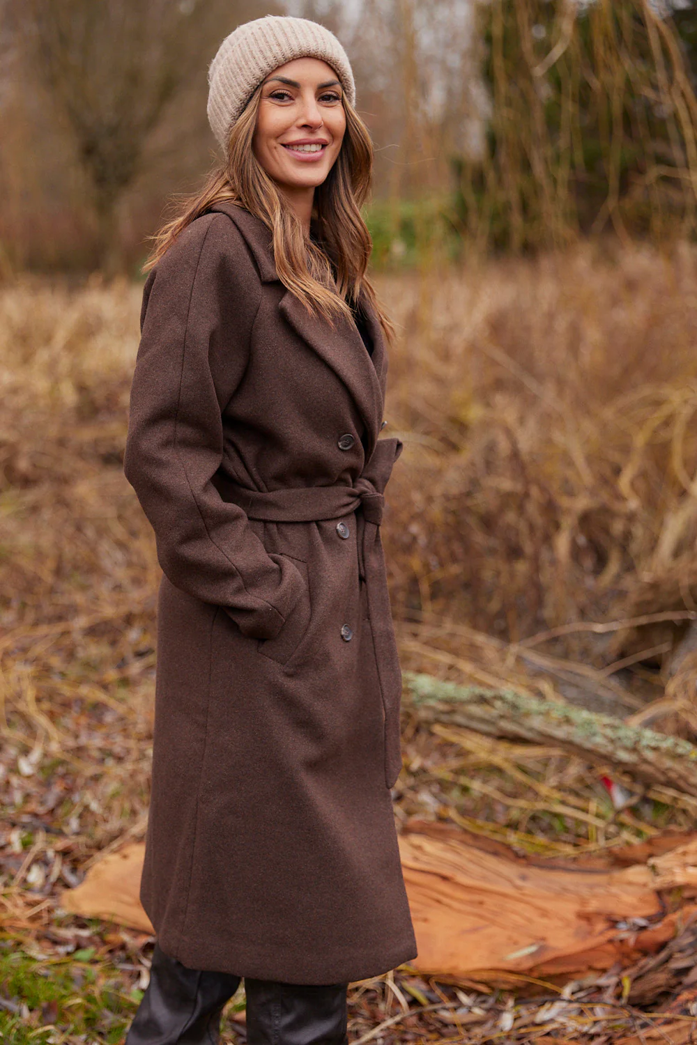 Quentin Long Wool Coat | Uldfrakke fra French Laundry - Image 13