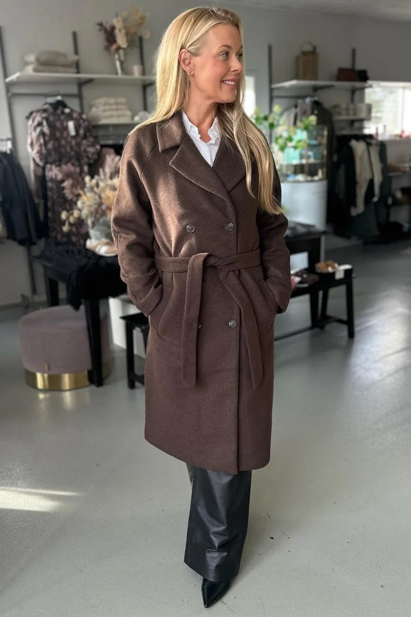 Quentin Long Wool Coat | Uldfrakke fra French Laundry - Image 4