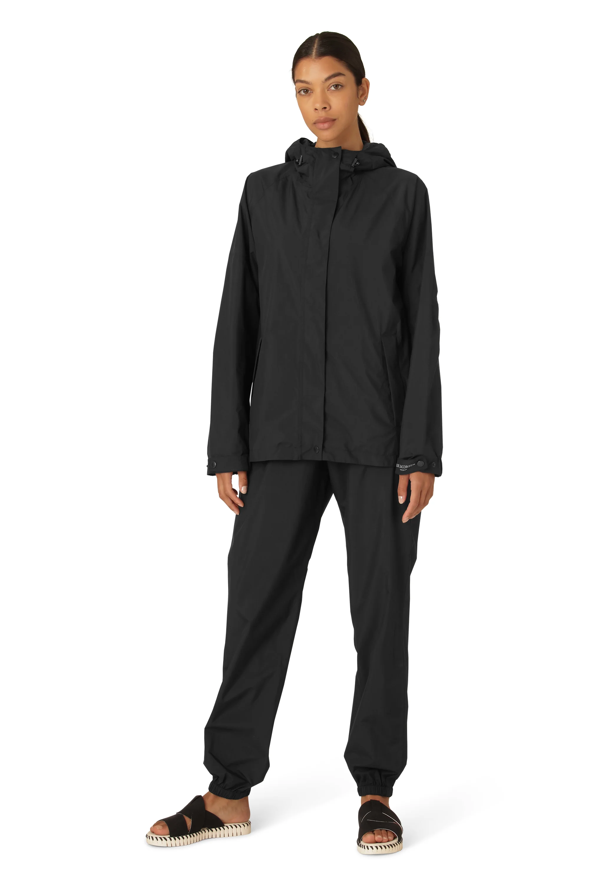 Rain Jacket Rain198Sp | Black | Regnjakke fra Ilse Jacobsen - Image 5