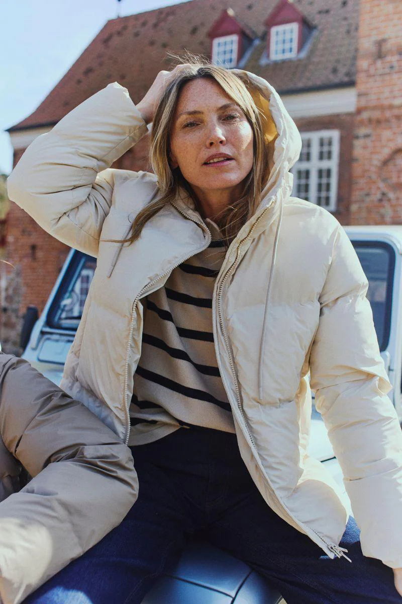 Raingo Jacket 206561 | Moonbeam | Jakke fra Freequent - Image 5