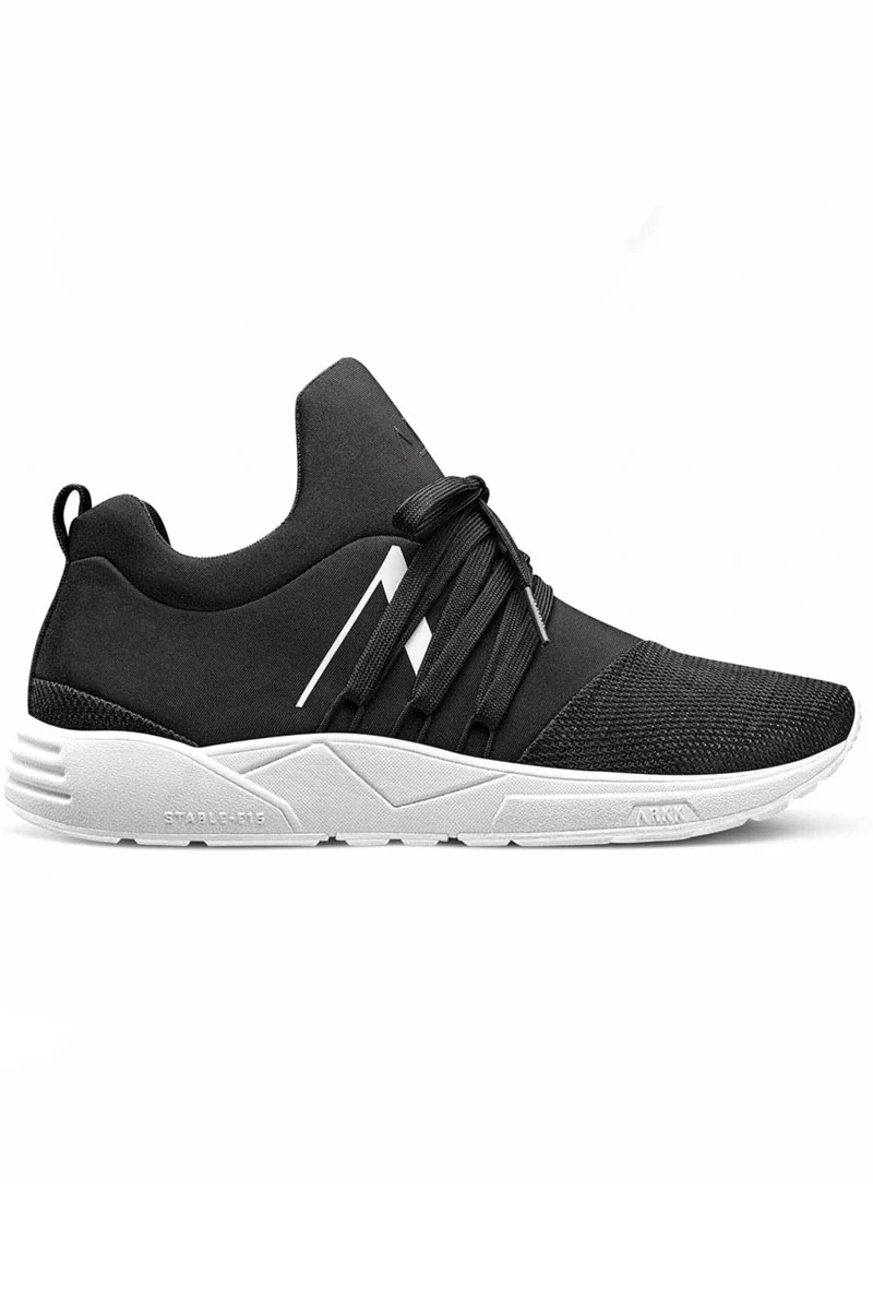 Raven Mesh S-E15 | Jet Black White | Sneakers fra Arkk - Image 2