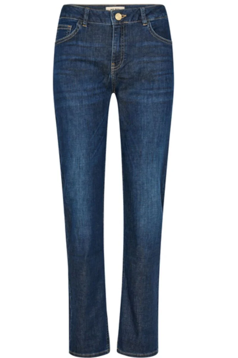 Regina Cover Jeans 32" | Blue Denim | Jeans fra Mos Mosh