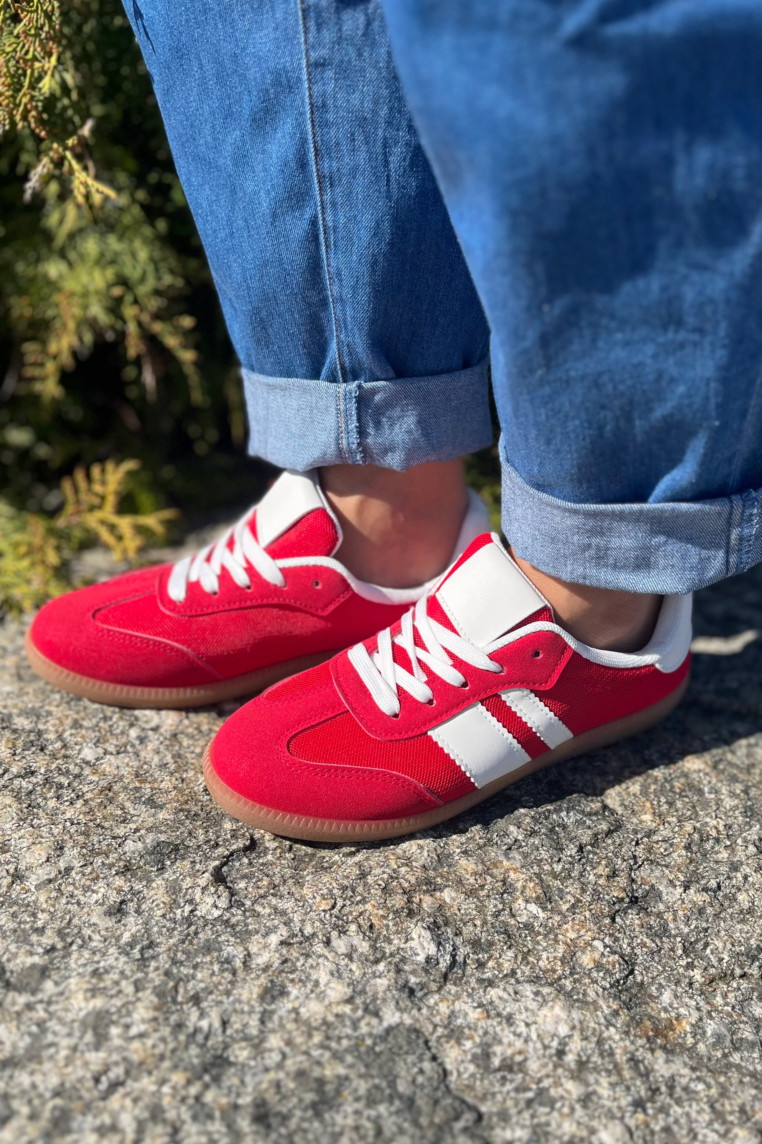 Retro Sneakers | Rød | Sneakers fra Avery - Image 5