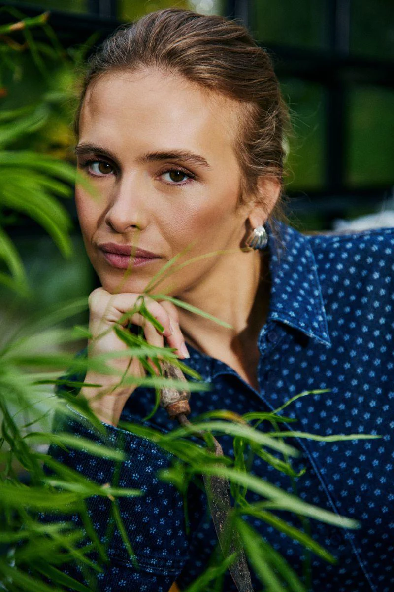 Rinna Shirt 207630 | Dark Blue Denim | Skjorte fra Freequent - Image 5