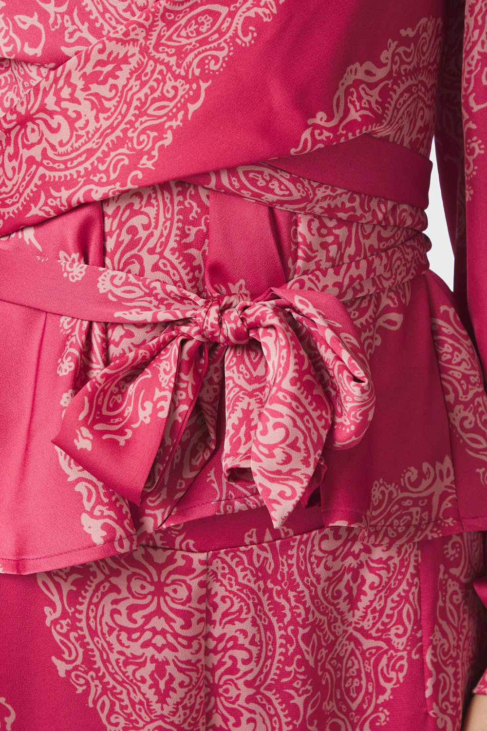 Rista Paisley Drop Blouse | Cherry Pink - Image 6