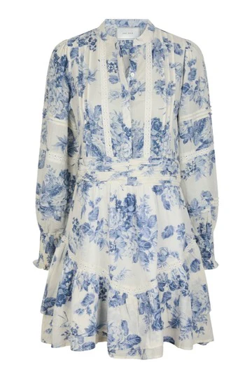 Roberta Flower Flow Dress | Light Blue | Kjole fra Neo Noir - Image 5