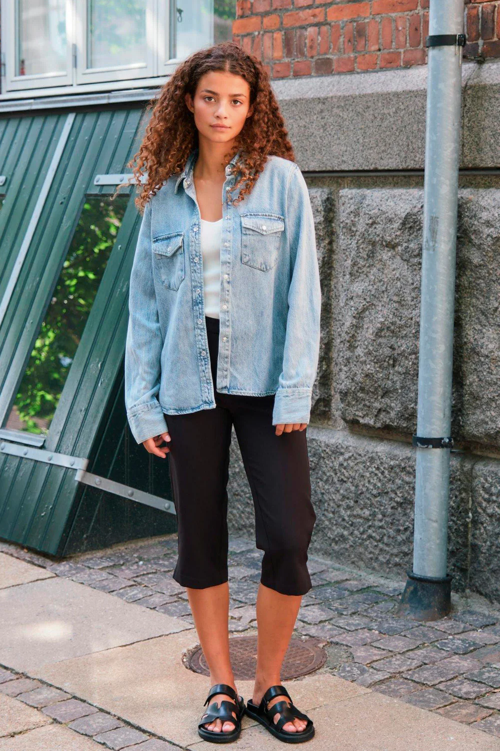 Roger Denim Shirt | Smoke Blue | Skjorte fra Neo Noir - Image 4