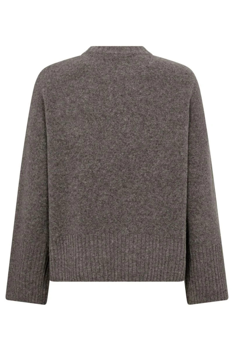 Roger O-Neck Knit 32196 | Walnut | Strik fra Co'couture - Image 3