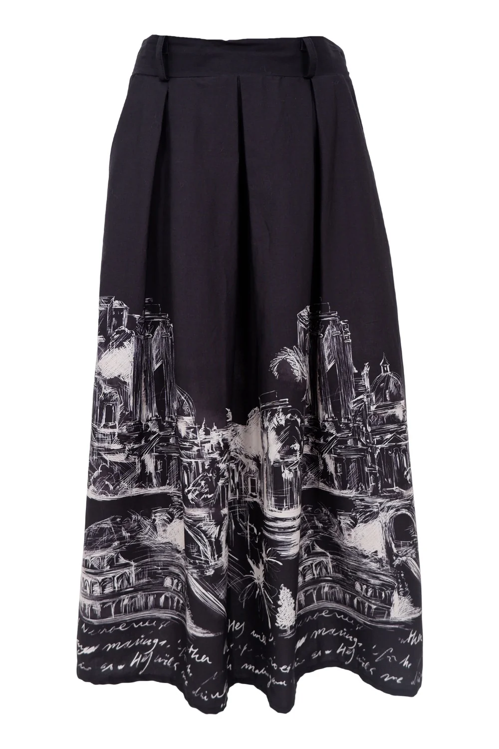 Roma Skirt | Black | Nederdel fra Black Colour - Image 2