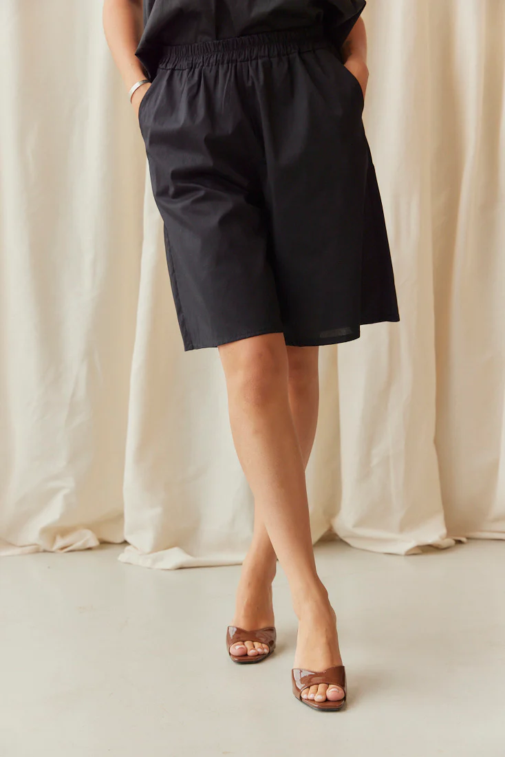 Rosalba Bermuda Shorts | Black - Image 4