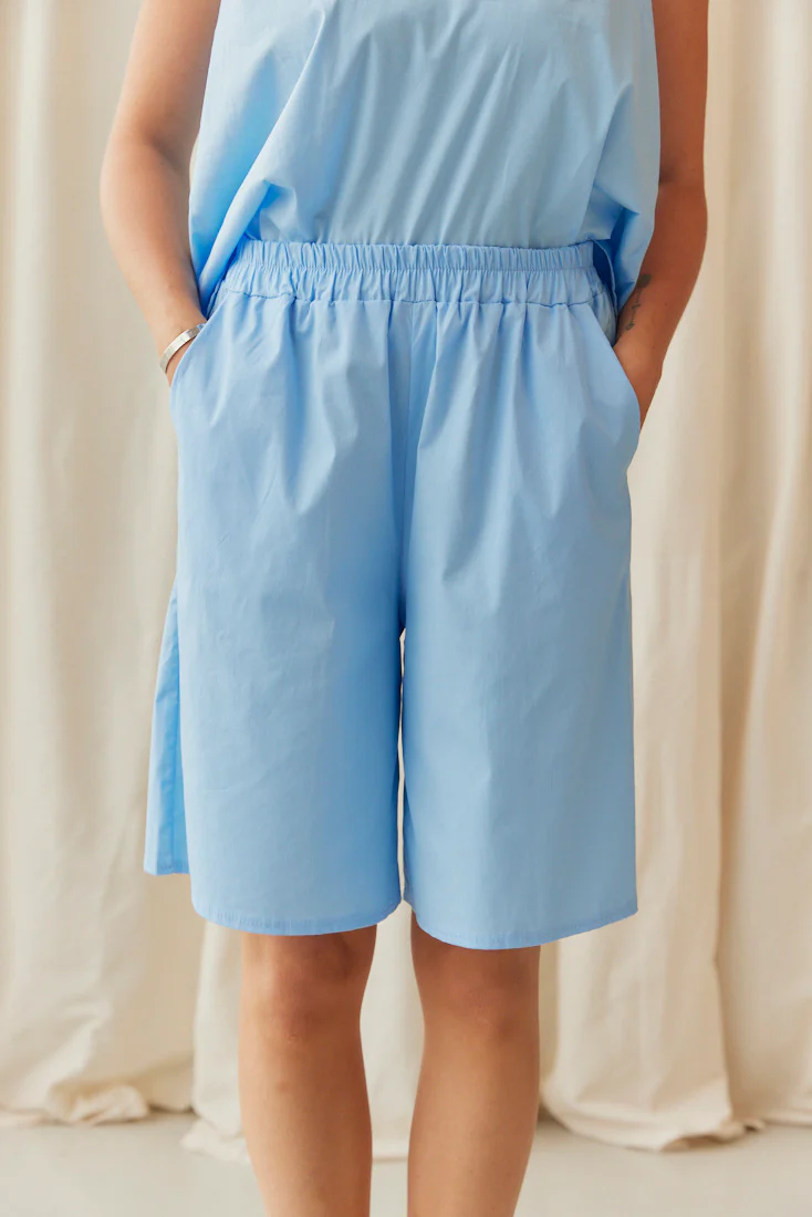 Rosalba Bermuda Shorts | Sky Blue - Image 5