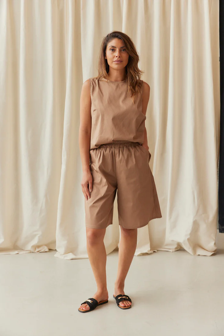 Rosalba Flared Top | Camel - Image 4
