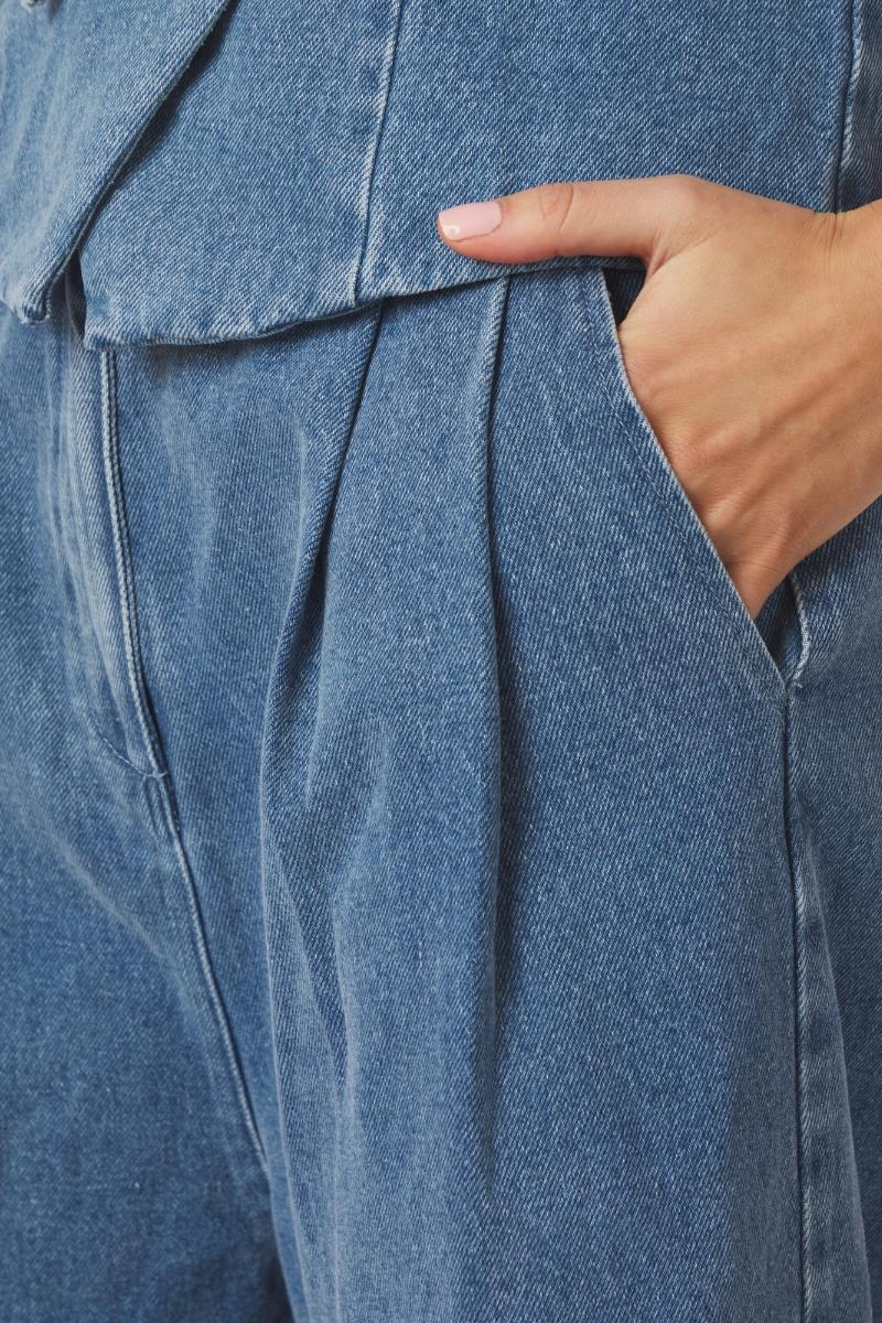 Rosel Denim Shorts | Blue | Shorts fra Neo Noir - Image 9