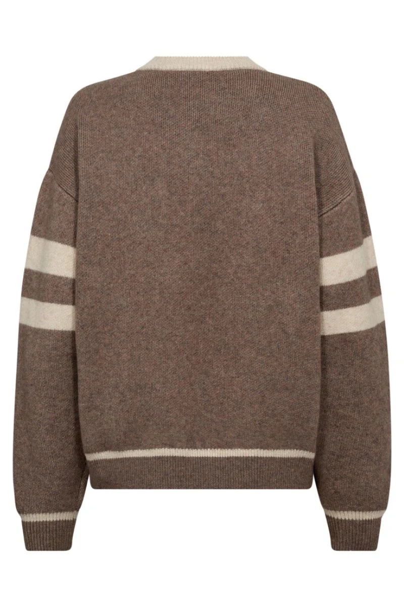 Row Coco Logo Knit 32214 | Walnut | Strik fra Co'couture - Image 4