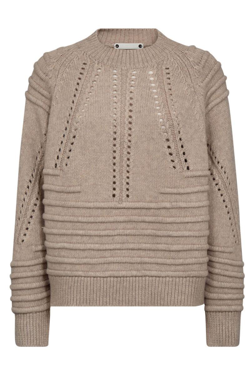 Rowan Hole Turtle Knit 42007 | Taupe | Strik fra Co'couture - Image 2