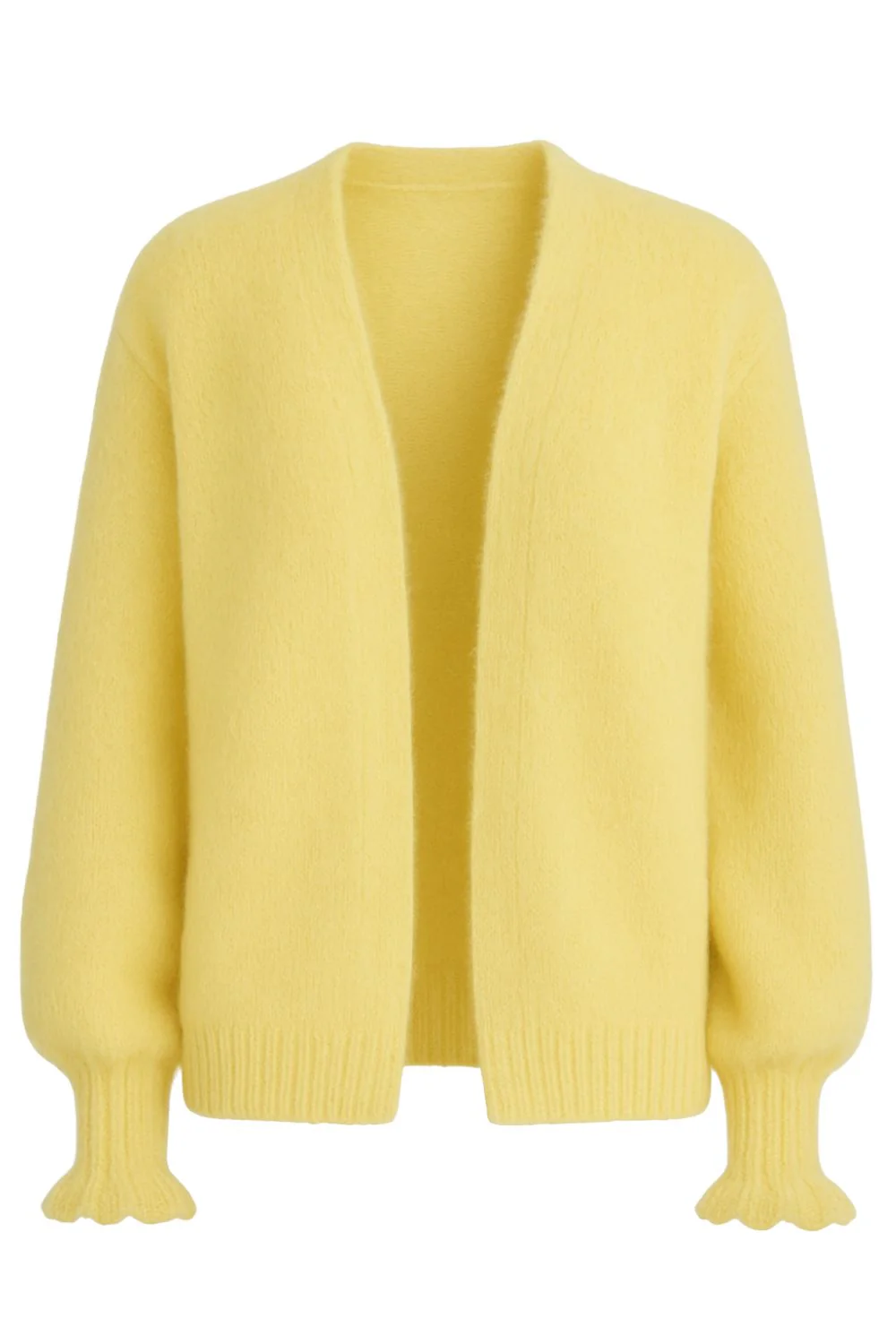Ruffle Knit | Light Yellow - Image 2