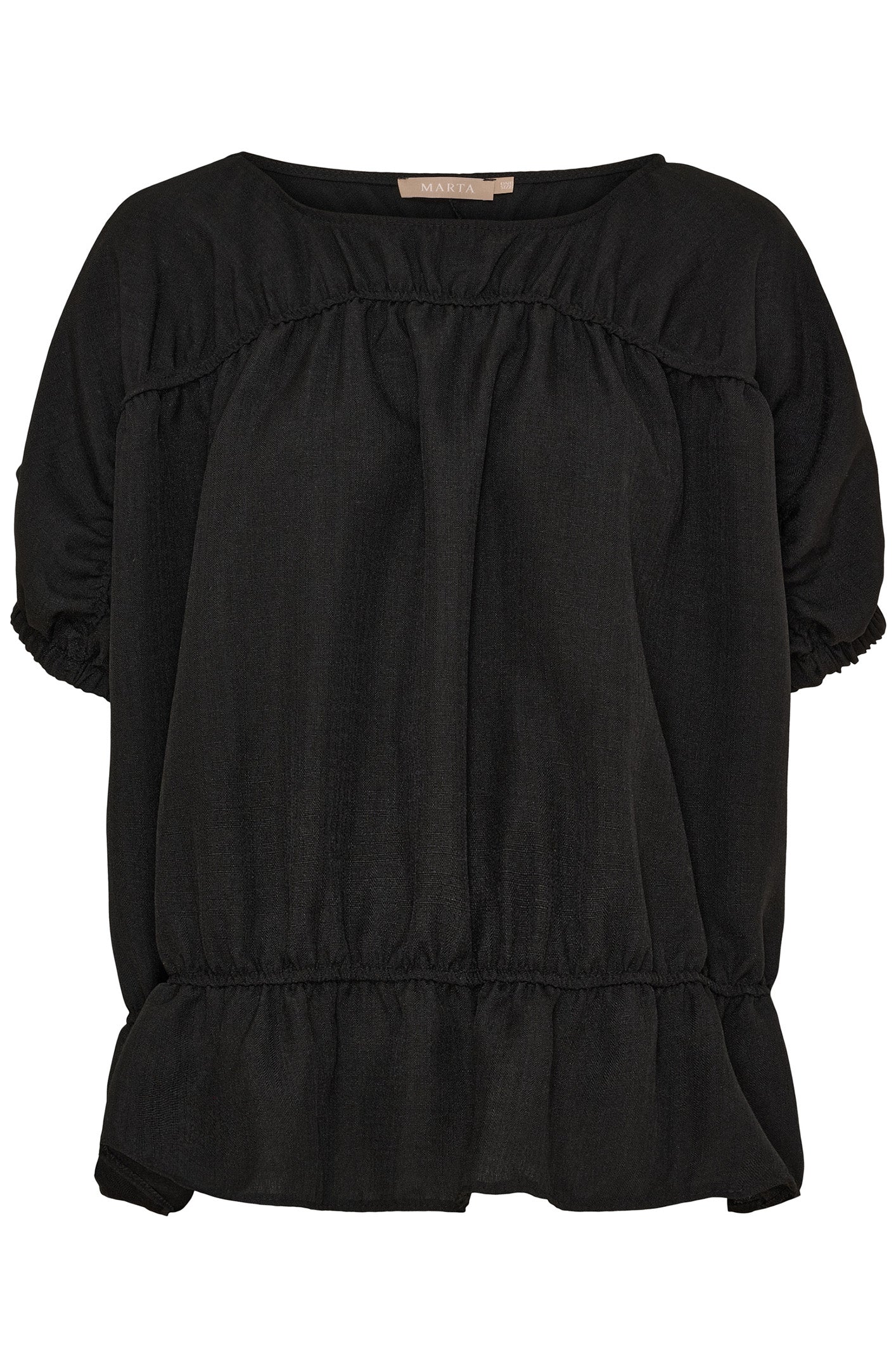 Saffron Blouse | Nero | Bluse fra Marta du Chateau