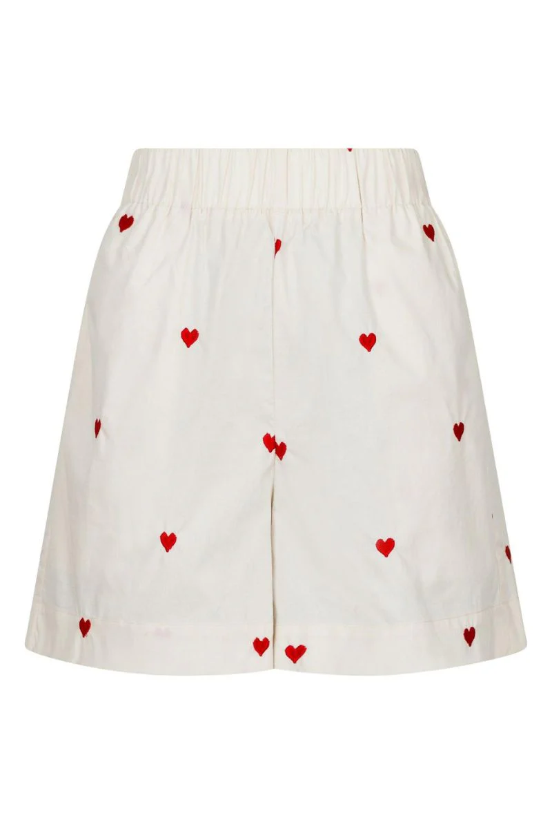Sakuri Hearts Shorts | Creme | Shorts fra Neo Noir - Image 3