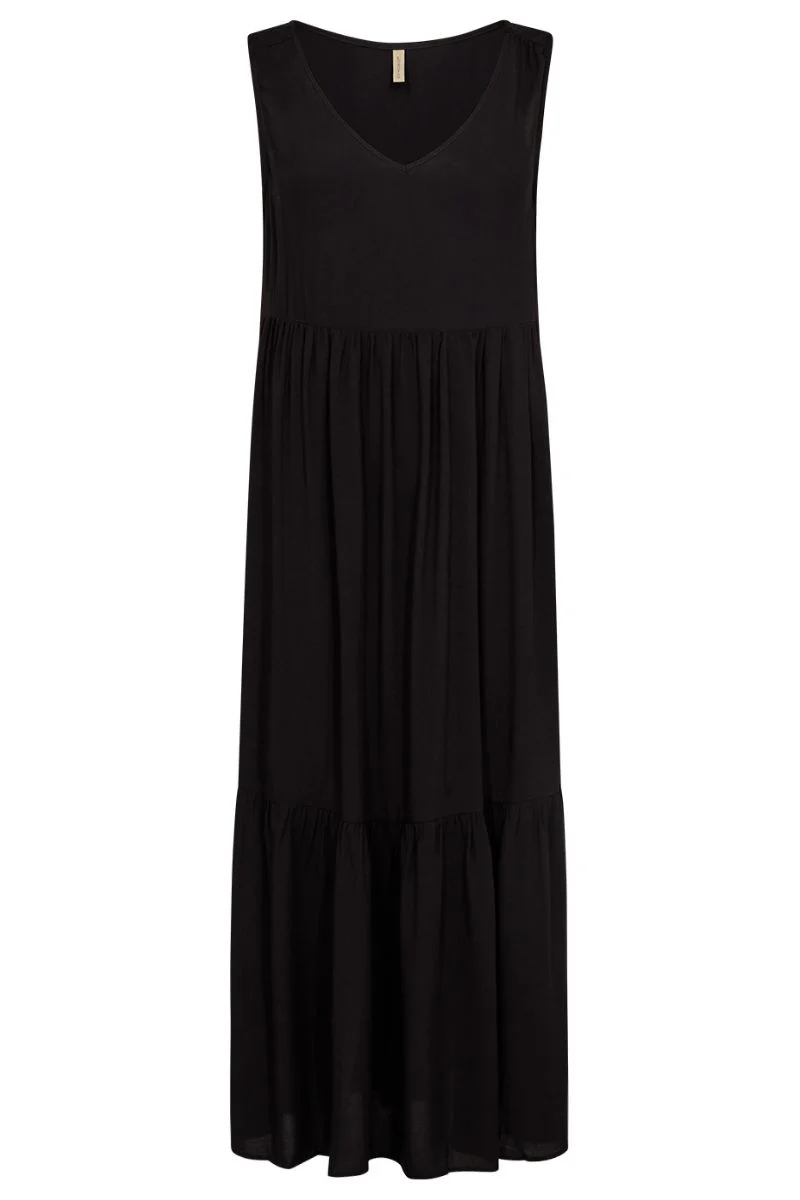 Salome Floor Dress | Sort | Kjole fra French Laundry - Image 3