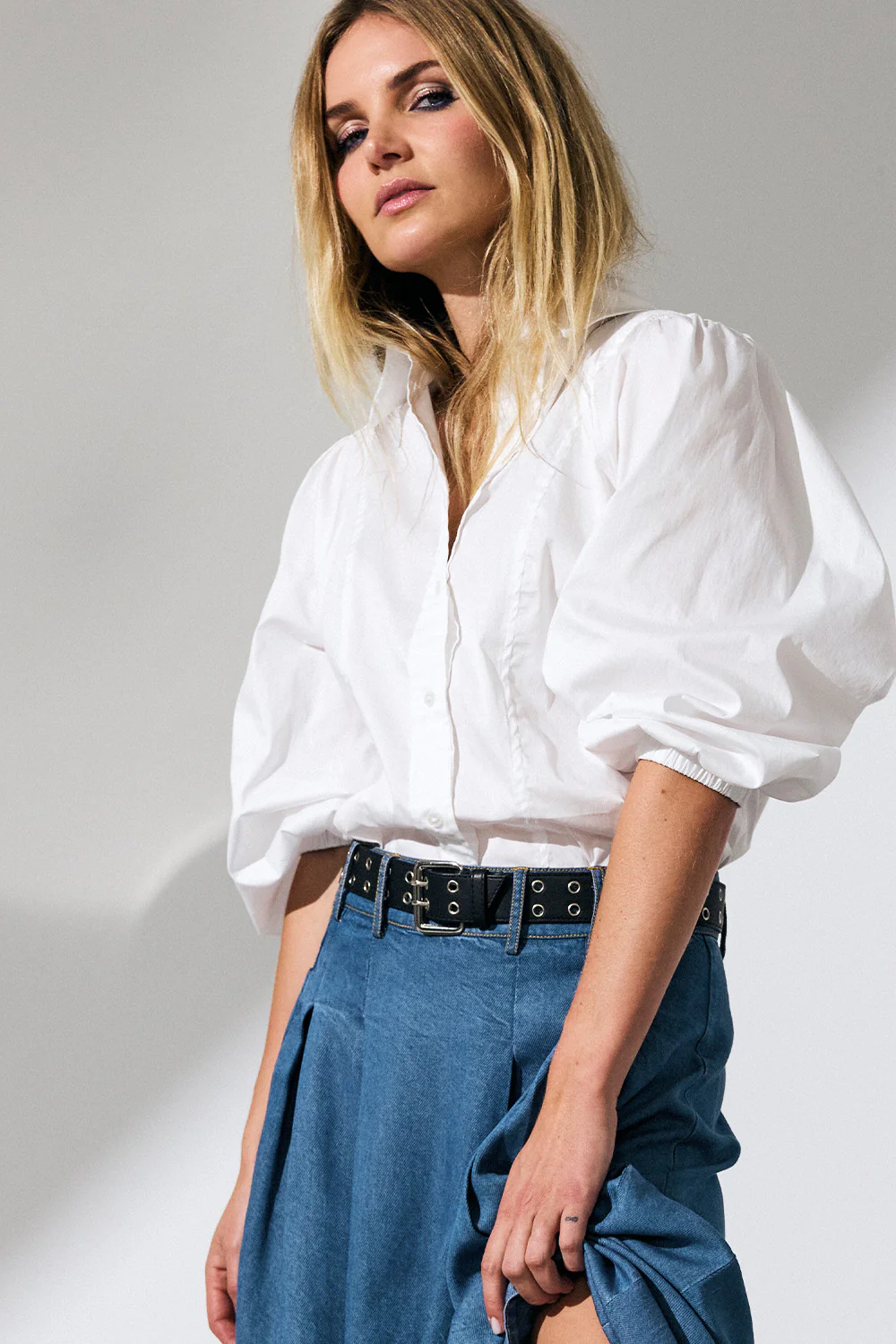 Sanna Eli Shirt 35795 | White | Skjorte fra Co'couture - Image 3
