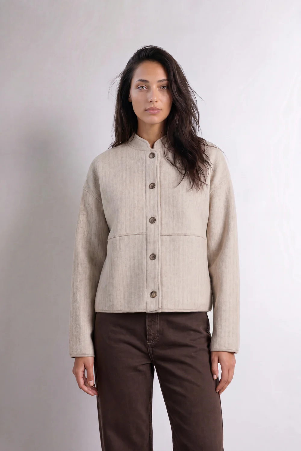 Sannie 1 | Plaza Taupe Mel. | Jakke fra Levete Room - Image 3
