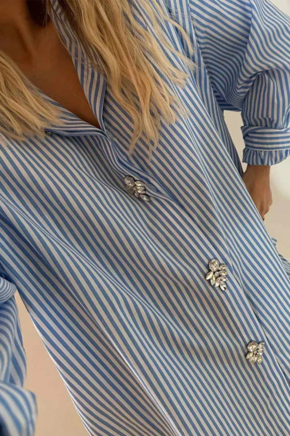 Sara Diamante Shirt | Skjorte fra Avery - Image 3