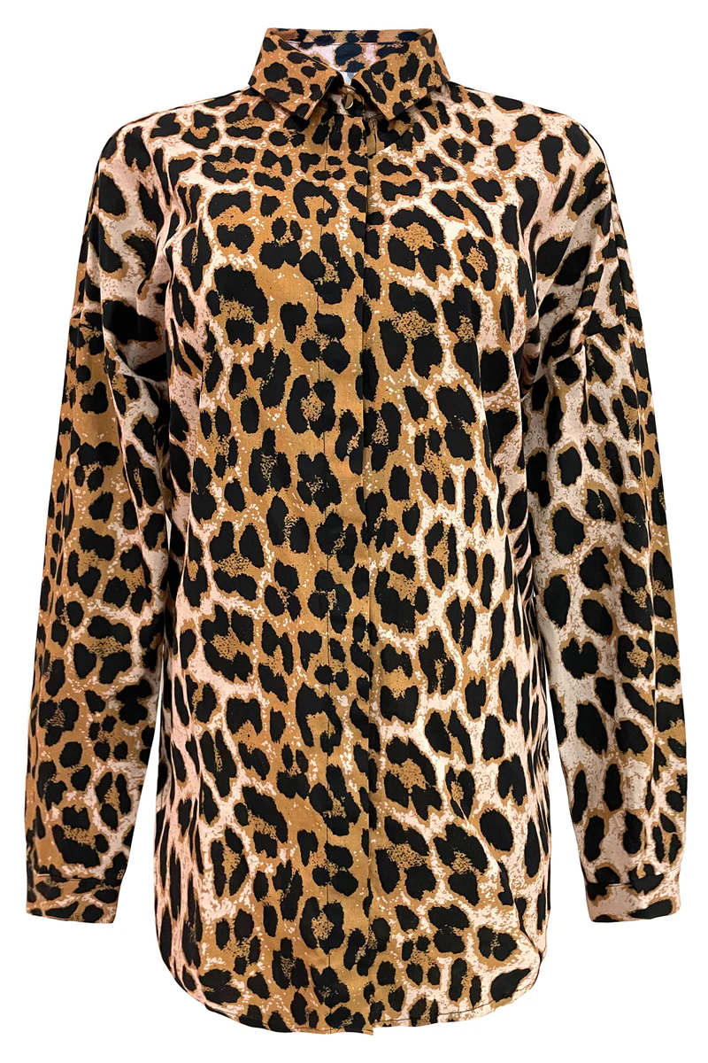Sara Ls Shirt | Big Lux Leo | Skjorte fra Liberté - Image 3