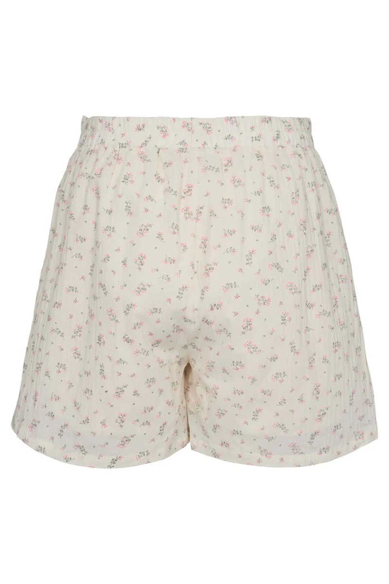 Sara Shorts | Creme Pink Flower | Shorts fra Liberté - Image 5