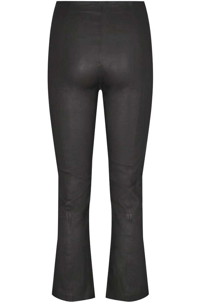 Sarah Læder Legging | Black | Læderbukser fra Mos Mosh - Image 2