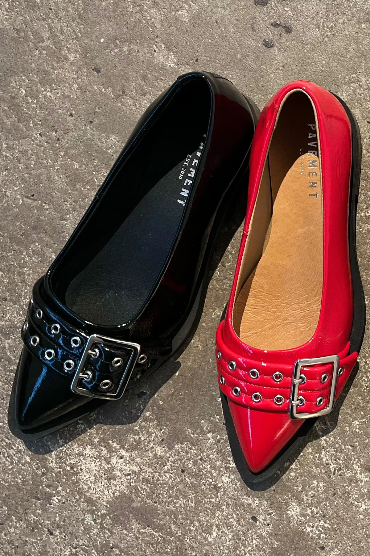 Saso Low 23185 | Sort lak | Loafers fra Pavement - Image 12