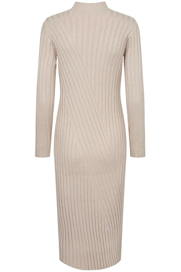 Saturn Dress 205066 | Moonbeam Melange | Kjole fra Freequent - Image 5