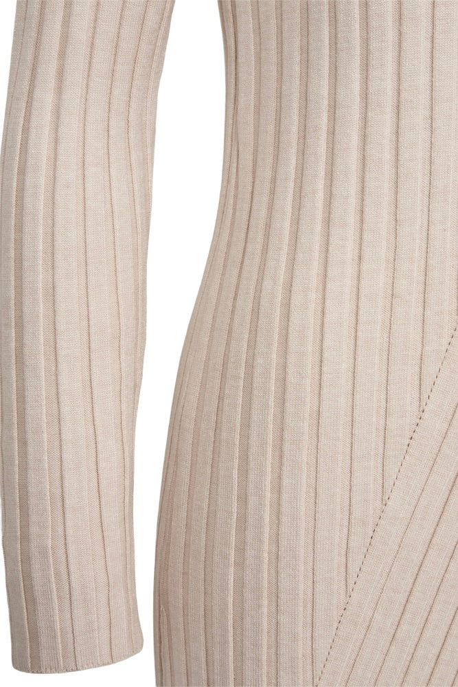 Saturn Dress 205066 | Moonbeam Melange | Kjole fra Freequent - Image 6