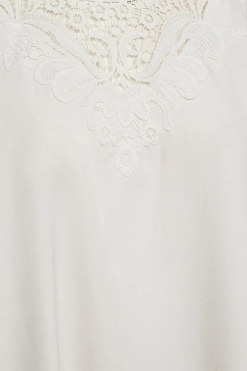 Sazy Blouse 205210 | Star Off-white | Bluse fra Freequent - Image 3