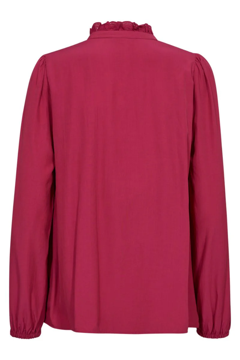 Sea Blouse 204789 | Raspberry | Bluse fra Freequent - Image 2