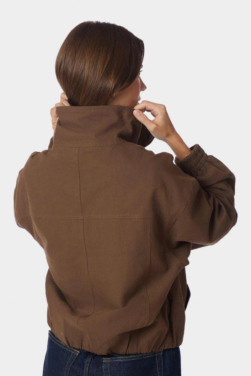 Selio Bomber Jacket | Brown | Jakke fra Neo Noir - Image 5