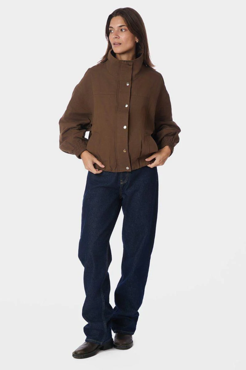 Selio Bomber Jacket | Brown | Jakke fra Neo Noir - Image 7